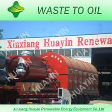 XinXiang HuaYin 3/5/10 Ton Waste / Usado Pneus Planta De Pirólise De Plástico Com 30 Técnicos Experientes